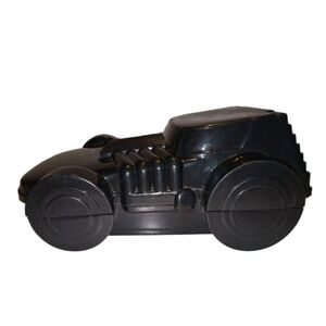 vintage Impact International Inc. black plastic racecar pencil/ school box.
